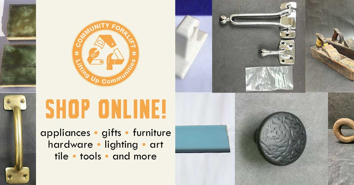 Shop Online: vintage tile, vintage tools, hardware, and more