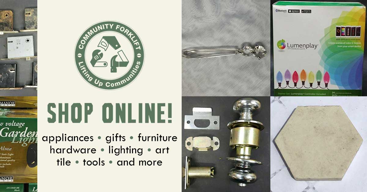 Shop online and have new and vintage materials delivered to you at home