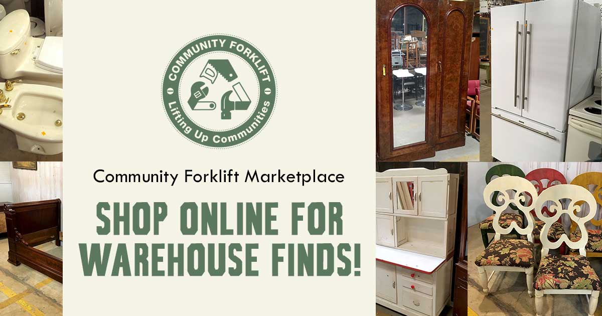Bringing the funk and flair of Community Forklift to you at home