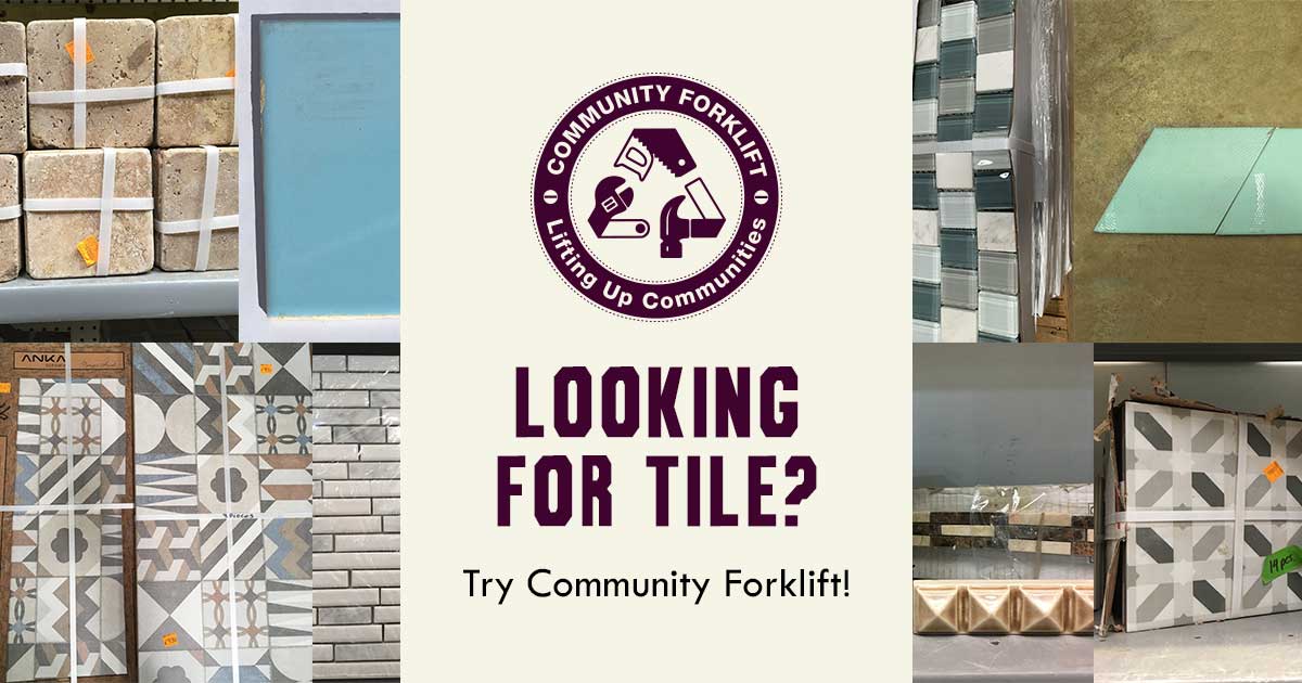 Looking for tile? Check out our online stores and warehouse!