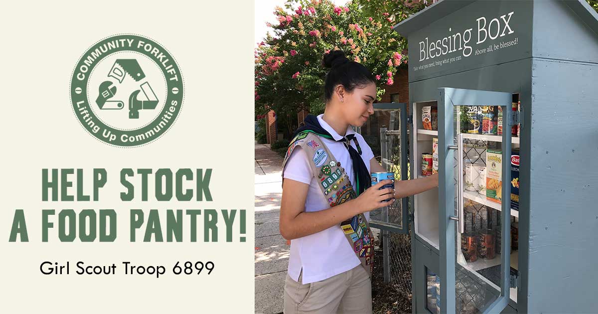 Help stock a local food pantry