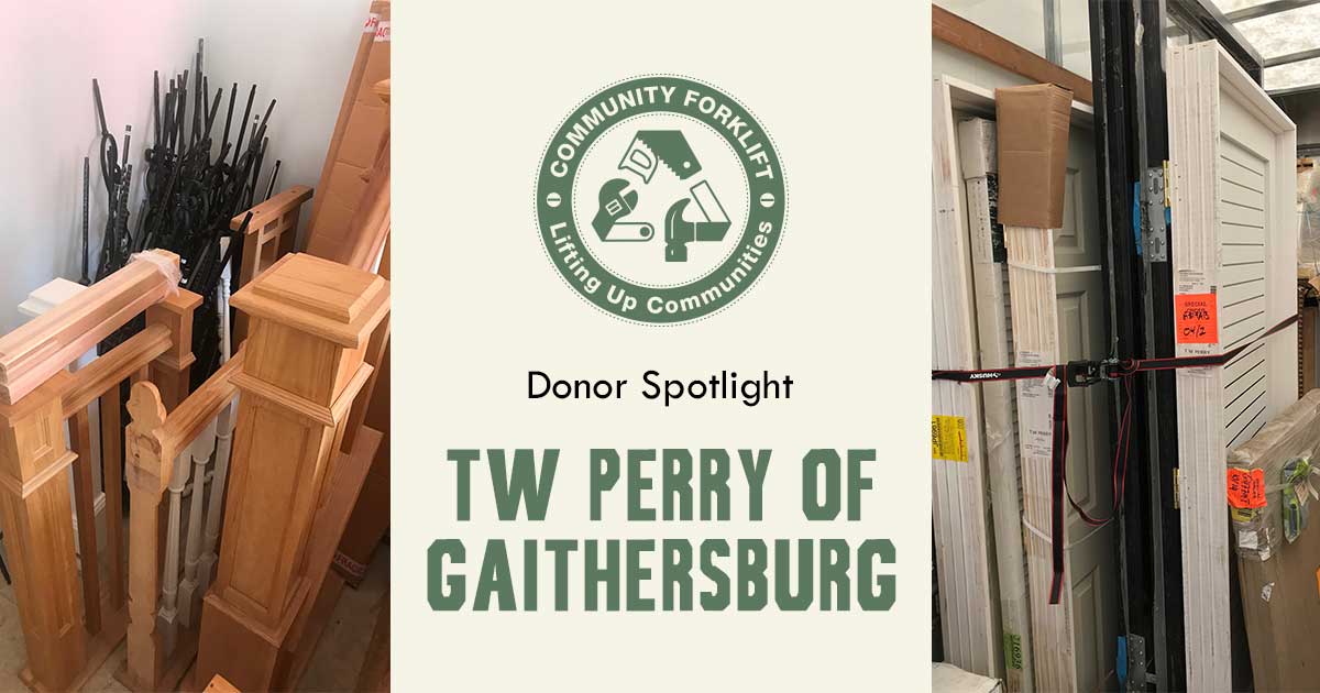 Donor Spotlight: TW Perry of Gaithersburg