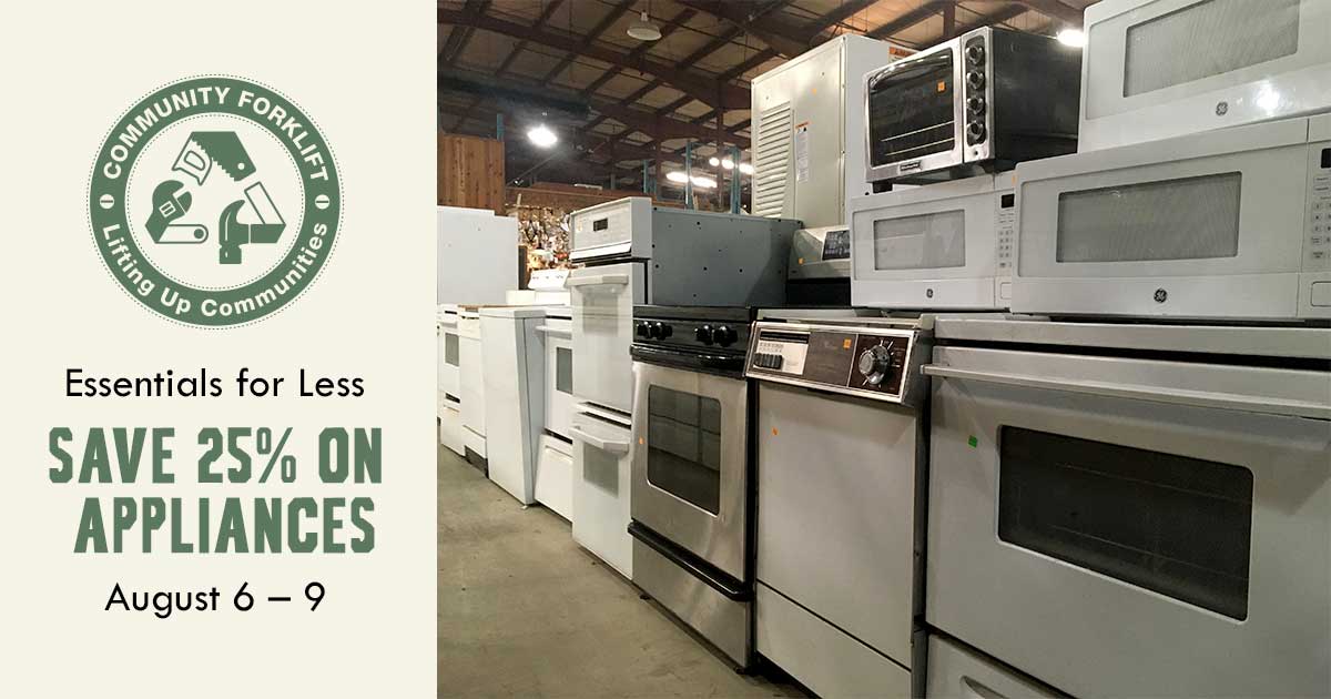 Essentials for Less: 25% off Appliances