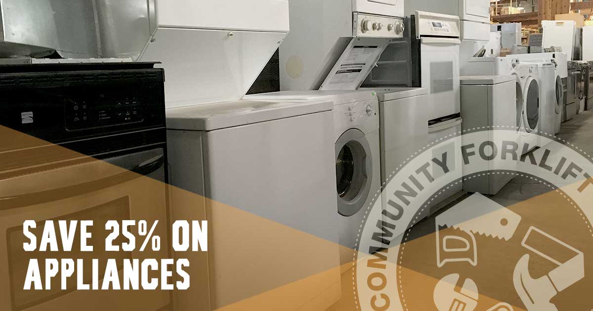 Save 25% on modern and vintage appliances this weekend!