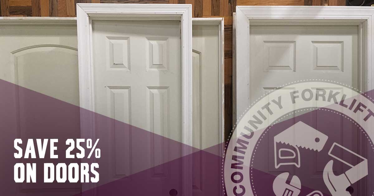 Just arrived: new doors — and they’re 25% off!