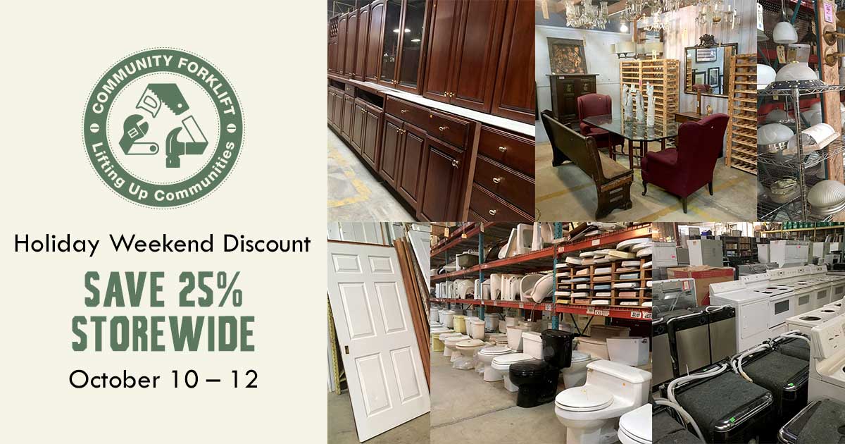 Storewide discount: save 25% this holiday weekend!