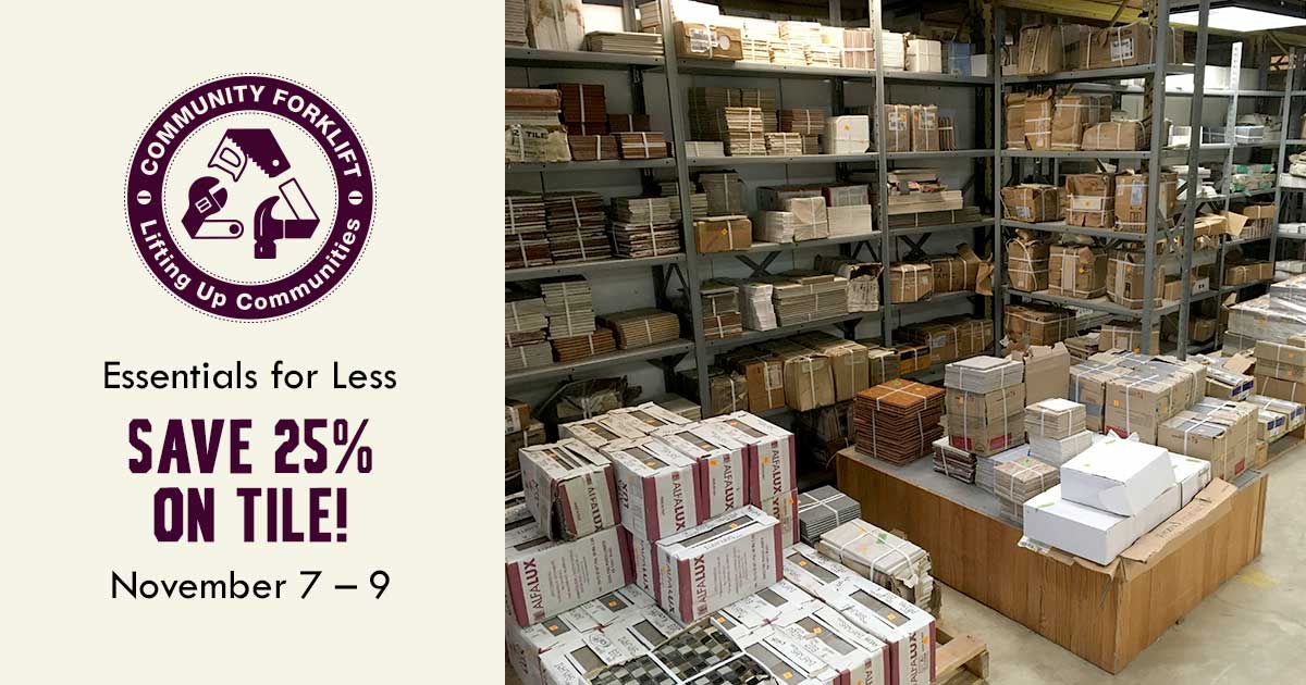 Save 25% on beautiful wall and floor tile!