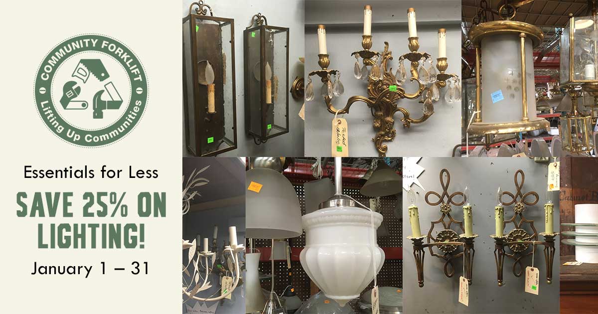 A bright New Year: Lighting is 25% off in January!