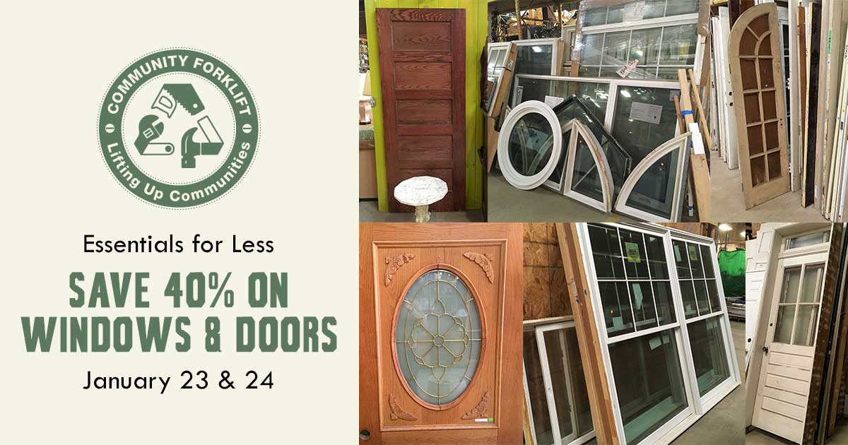 Save 40% on doors and windows this weekend!