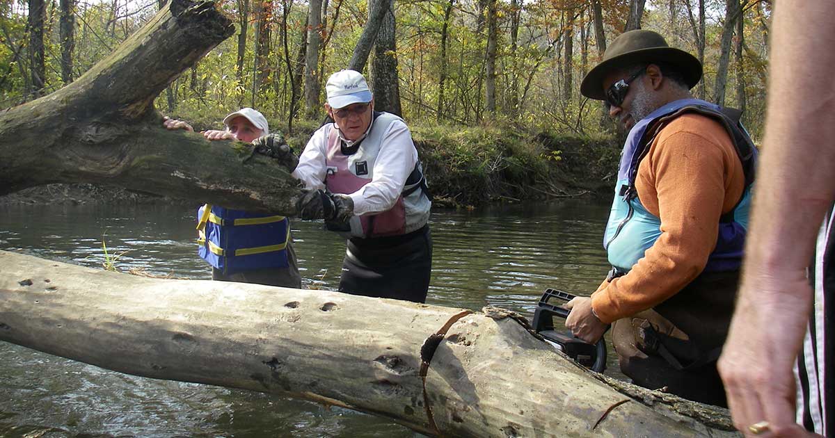 “To clean up a river, somebody has to get dirty!”