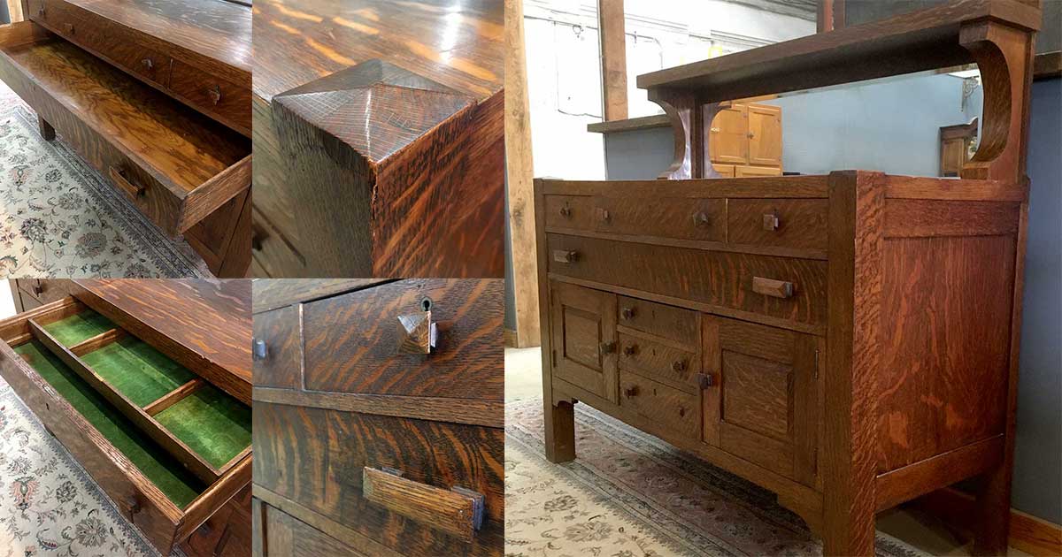 Vintage History: a beautiful Arts and Crafts sideboard