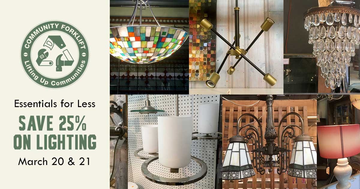 Lights! Save 25% on modern and vintage light fixtures this weekend