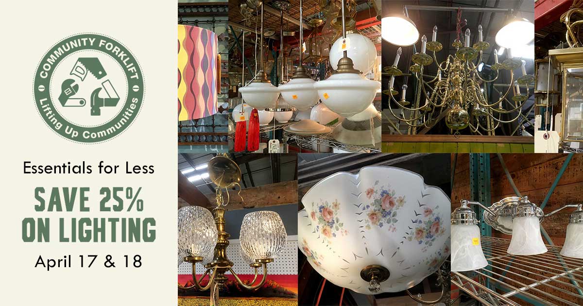 Save 25% on modern and vintage light fixtures!