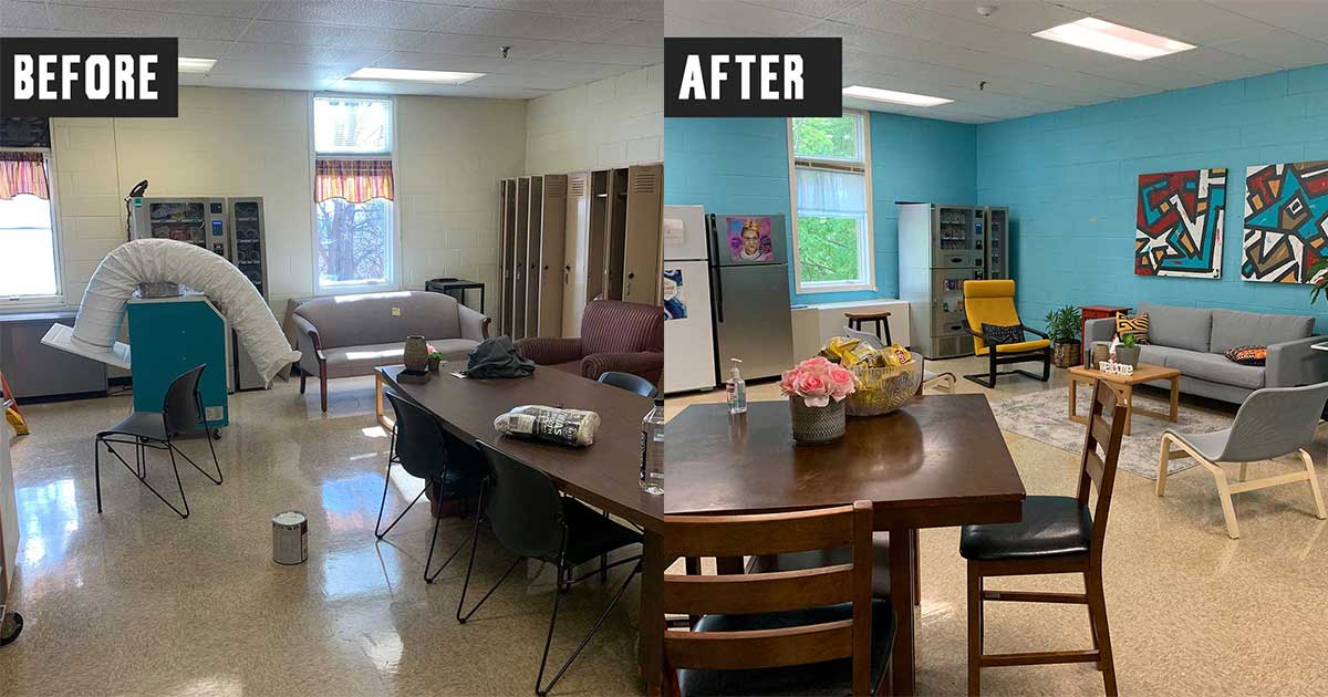 A Fabulous Teacher’s Lounge Transformation