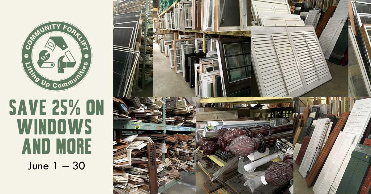 Save 25% on windows and window treatments in June!