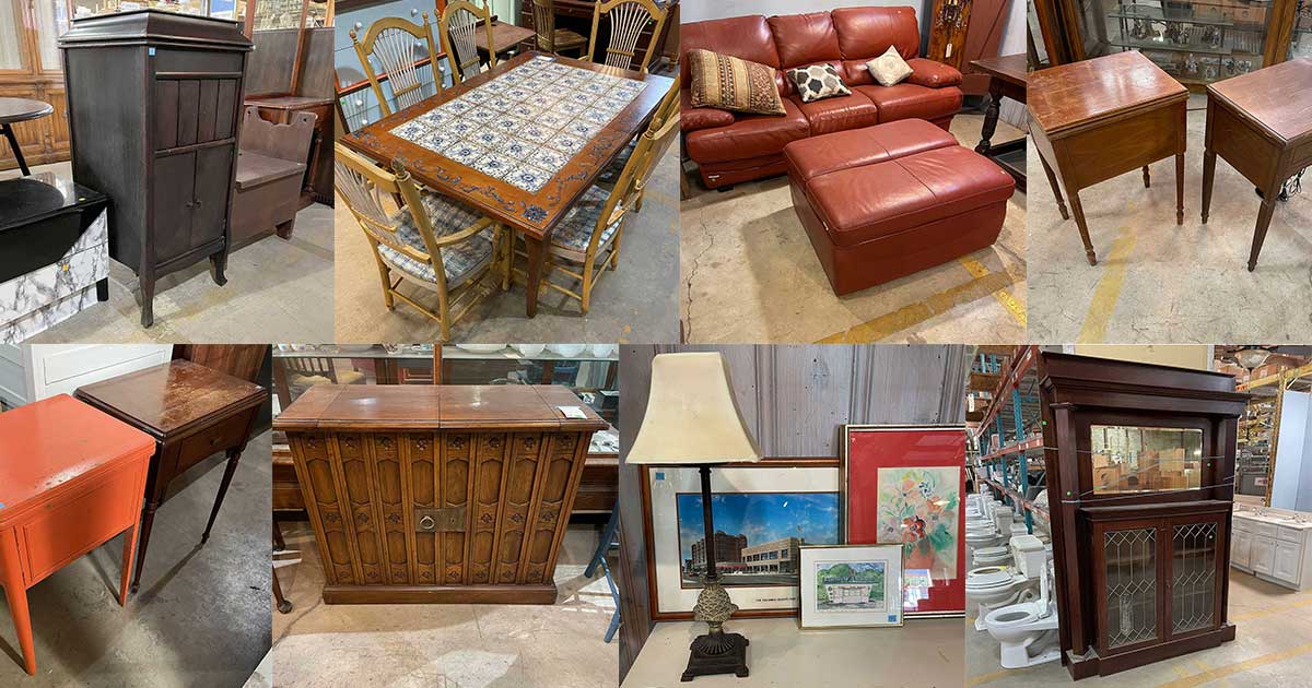Warehouse Secrets: salvaged objects with features in disguise
