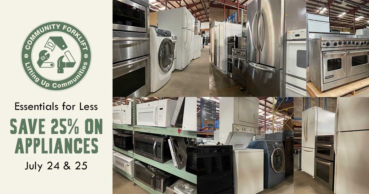 Save 25% on appliances this weekend!