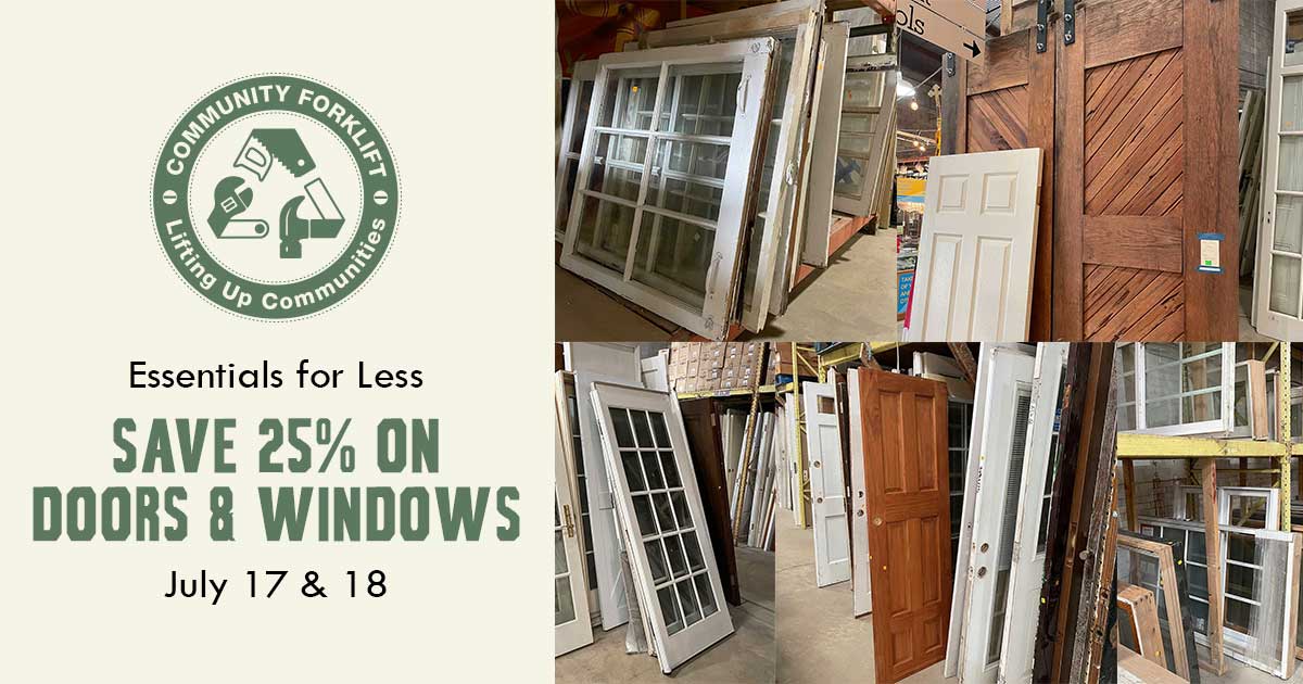 Save 25% on doors and windows this weekend!
