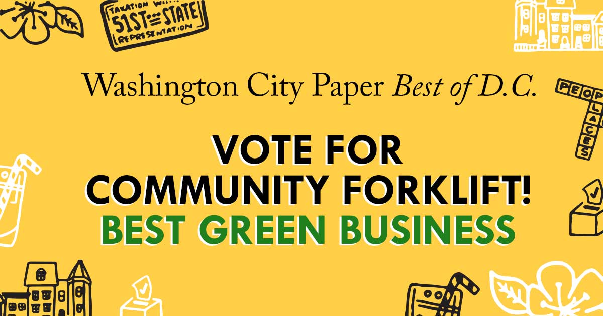 You’ve nominated us for “Best Green Business”! Vote now and help us win!