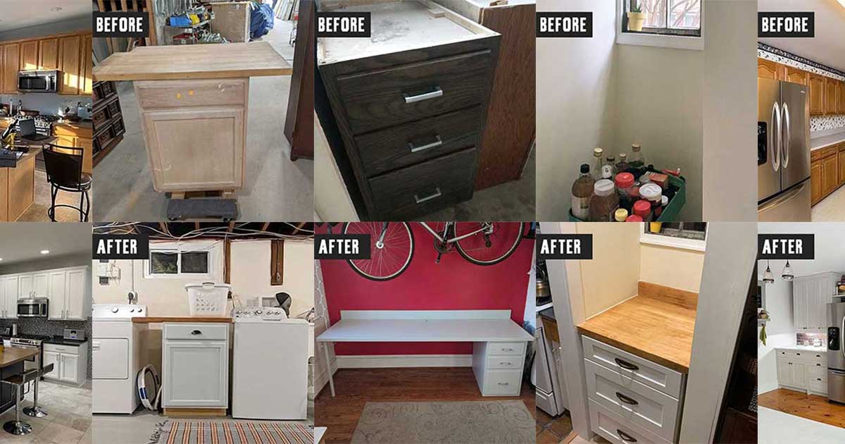 Before & After: Reuse inspiration for cabinet sets and single cabinets