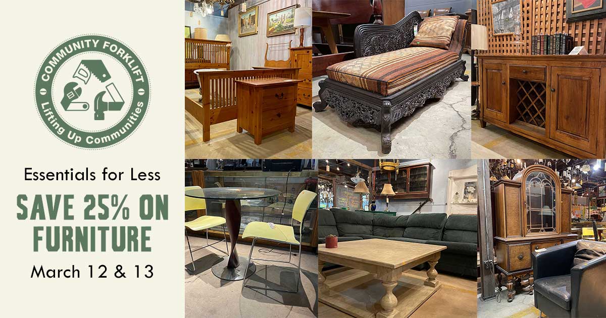 Save 25% on modern and vintage furniture this weekend!