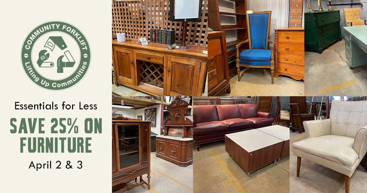 From sofas to sideboards, save 25% on furniture this weekend!