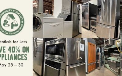 Save 40% on appliances this holiday weekend!