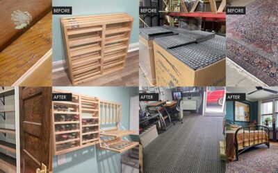 Before and After: Creative uses for salvaged materials from the reuse warehouse
