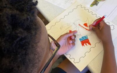 Free salvaged materials for The Young Marines art workshop