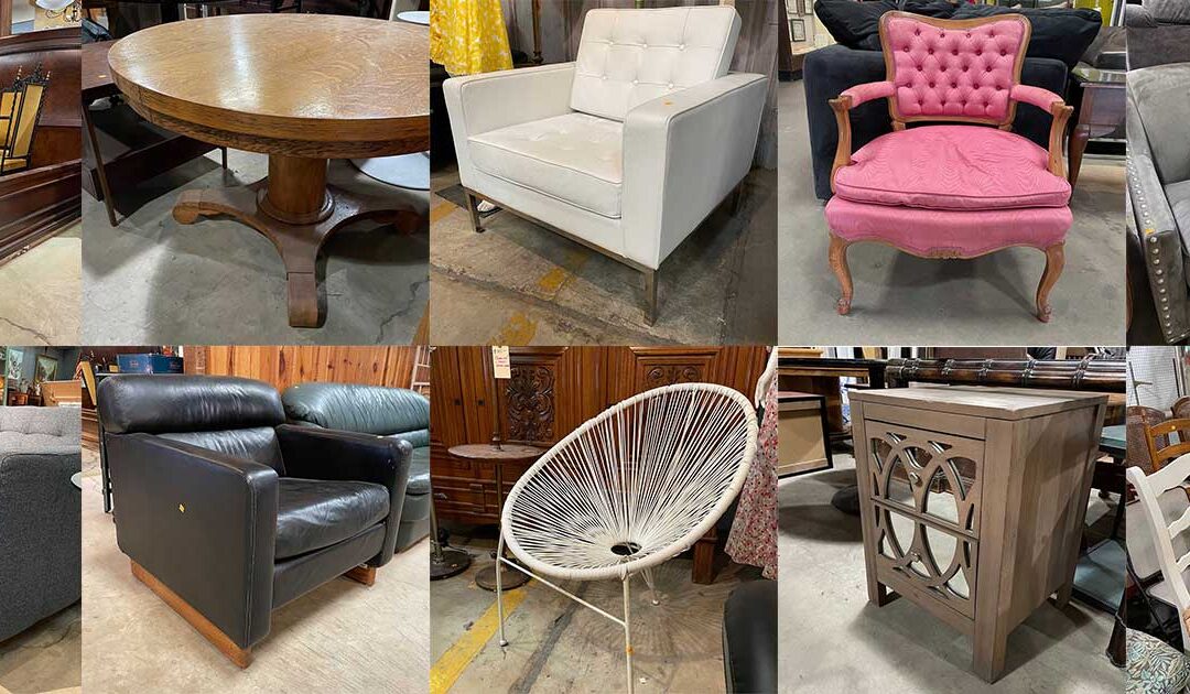 25% off salvaged furniture! Shop second hand first