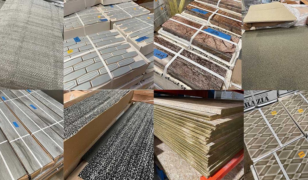 Save 40% on tile, carpet tile, and subflooring!