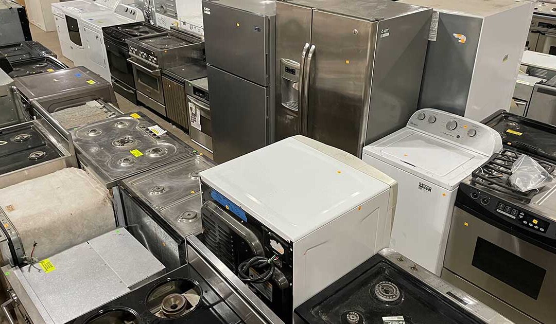 Save 40% on salvaged appliances!