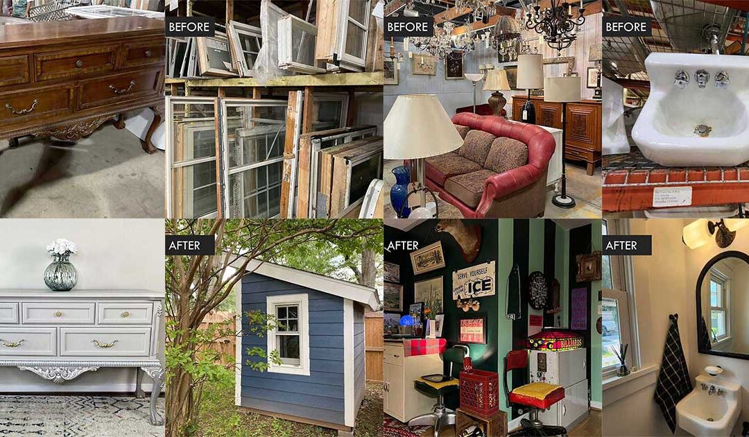 Before and After: new secondhand uses for salvaged materials