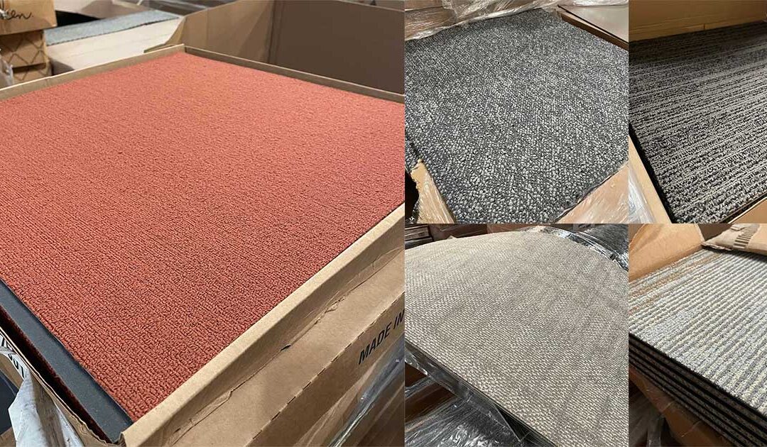 Save 25% on carpet tiles at our reuse warehouse!