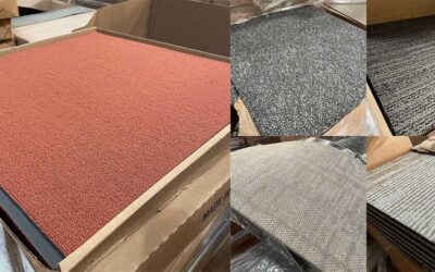 Save 25% on carpet tiles at our reuse warehouse!