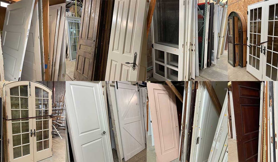 Save 25% on interior and exterior salvaged doors!