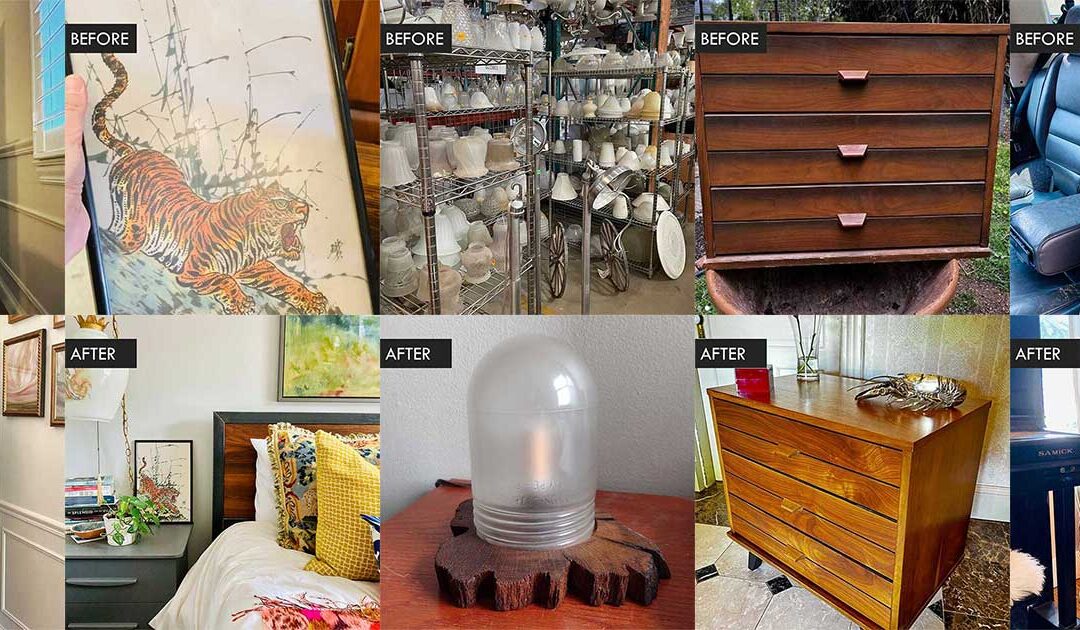 Before and After: Creative reuse for salvaged materials