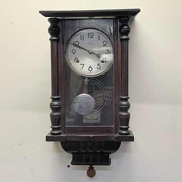 French Empire Portico clock