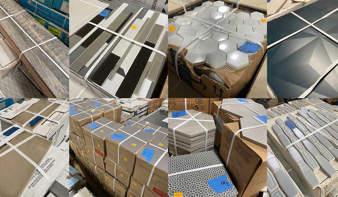 Save 50% on salvaged surplus tile January 12 – 19!