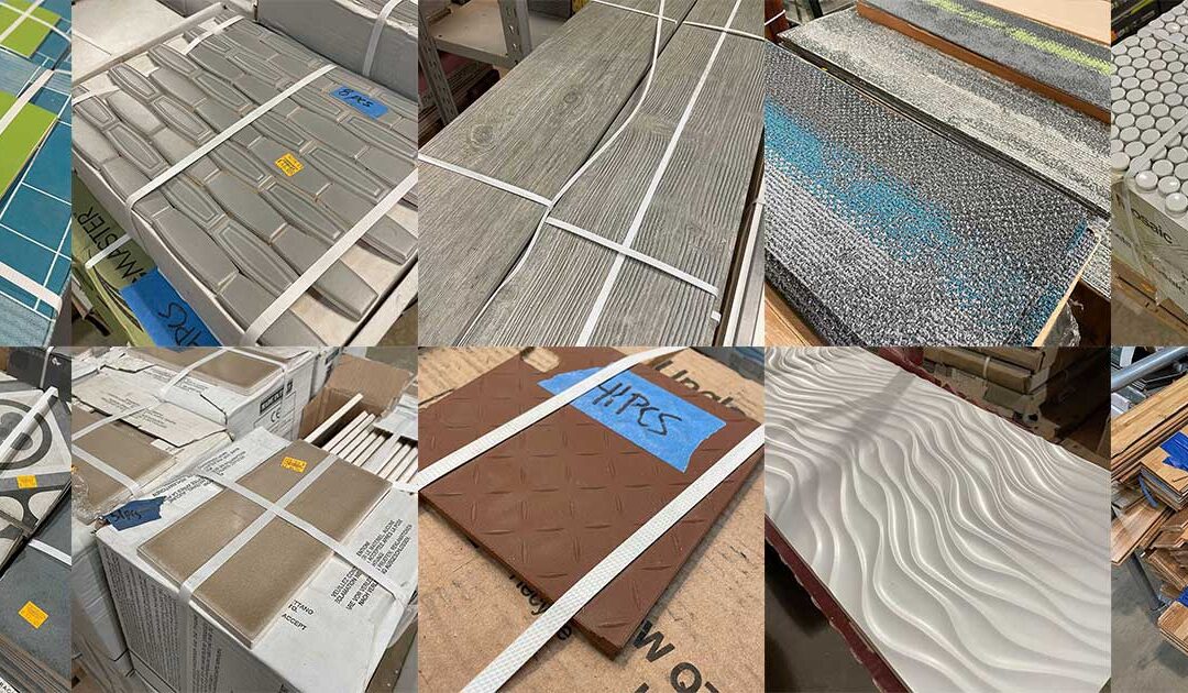 Save 50% on tile and flooring at our reuse warehouse!