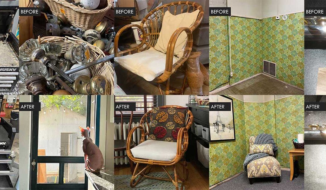 Before and After: Reuse ideas for salvaged materials