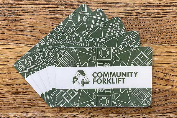 Community Forklift gift cards