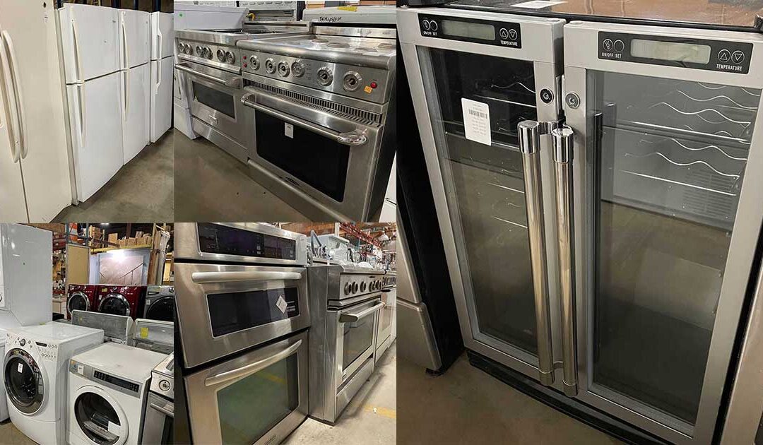 Save 40% on salvaged and surplus appliances!