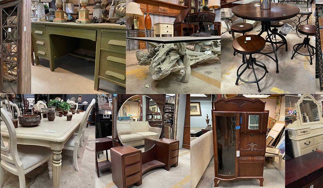 Save 40% on modern and vintage secondhand furniture!