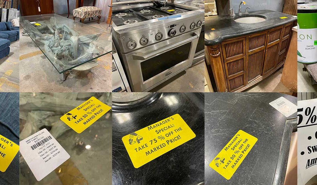 Manager’s Special: Up to 75% off select furniture, appliances, and more