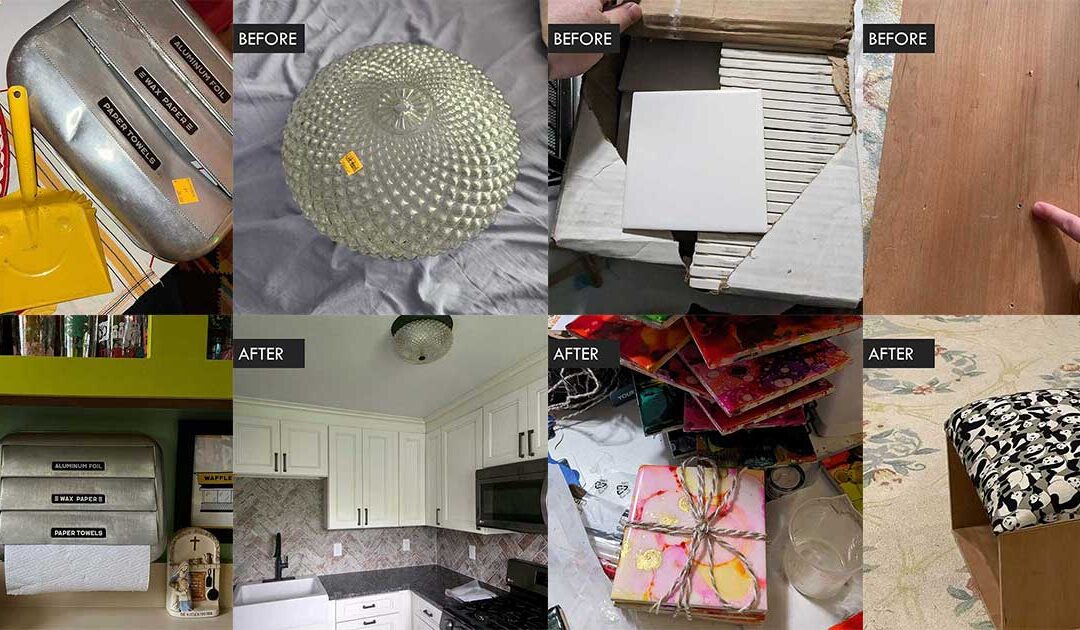 For everything from coasters to lighting: Material reuse in action