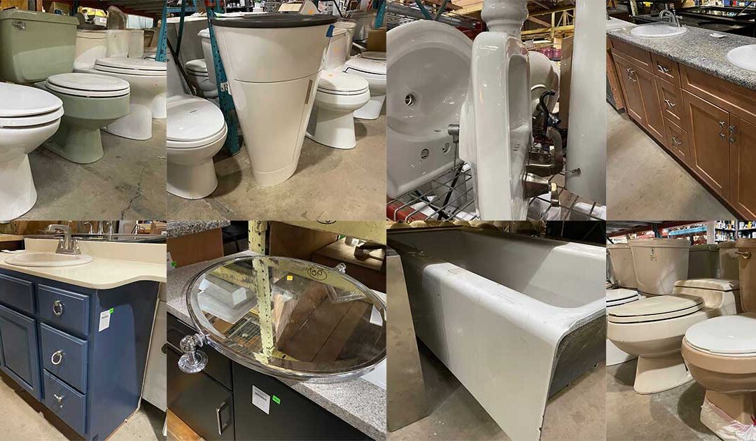 Save 70% on modern and vintage bathroom fixtures!