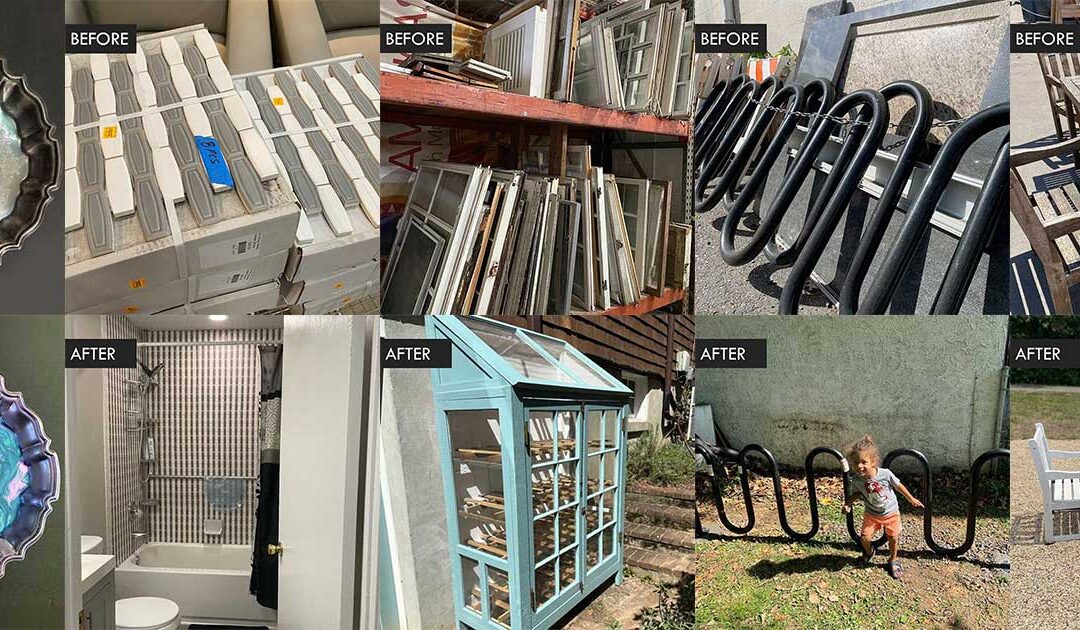 DIY Inspiration with salvaged materials from Community Forklift