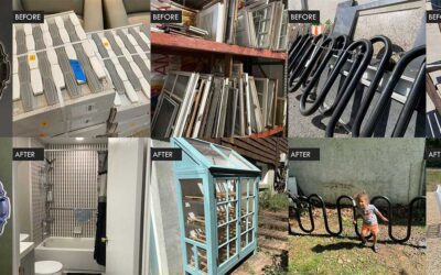 DIY Inspiration with salvaged materials from Community Forklift