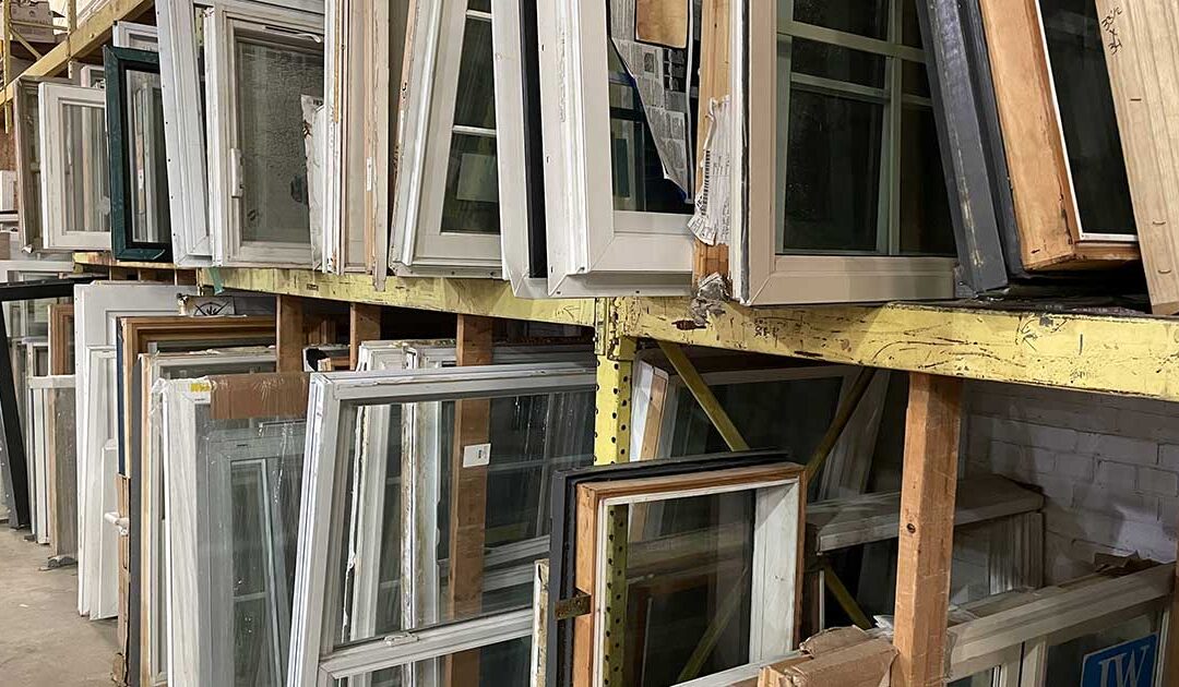 Save 70% on surplus and salvaged windows!